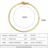 Classic Snake Chain Bracelets