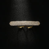 Lady Long Bar Ring Two Fingers