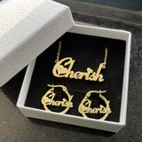 Personalized Name Necklace Set