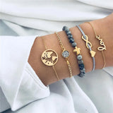 Cuban Chain Bracelet Set