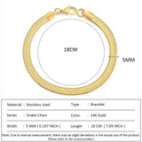 Classic Snake Chain Bracelets