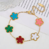 Five Flower Bracelets