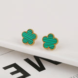 Five Leaf Flower Earrings