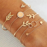 Cuban Chain Bracelet Set