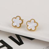 Five Leaf Flower Earrings